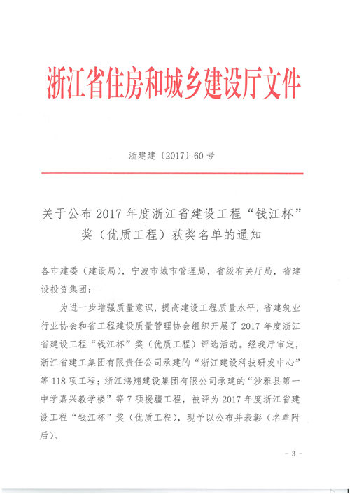 2017二院錢江杯獎(jiǎng)